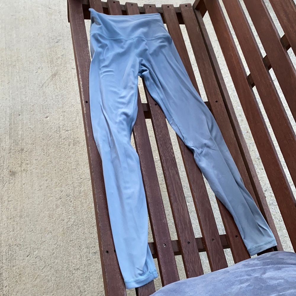 Light Blue Lululemon Align Leggings